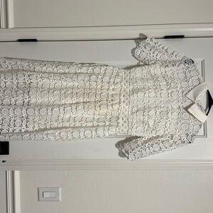 White lace dress